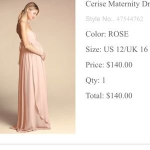 Jenny Yoo Maternity Bridesmaid Dress size 12